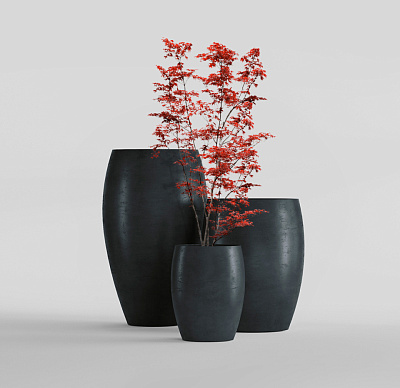 Кашпо CONCRETIKA OVAL ANTHRACITE D41H82 заказать и купить по цене 31 930 руб ниже рынка от производителя с доставкой.