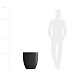 Кашпо CONCRETIKA VASE 3 EGG BLACK D50H55 заказать и купить с доставкой из магазина производителя Конкретика по цене 19 960 руб.