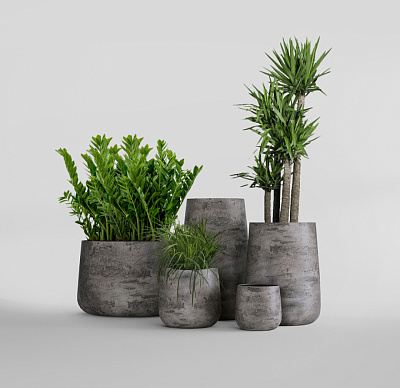 Кашпо CONCRETIKA CONE CONCRETE GREY DARK D38H60 заказать и купить по цене 25 280 руб ниже рынка от производителя с доставкой.