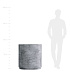 Кашпо CONCRETIKA CYLINDER XL CONCRETE GREY LIGHT D80H85 заказать и купить с доставкой из магазина производителя Конкретика по цене 70 520 руб.