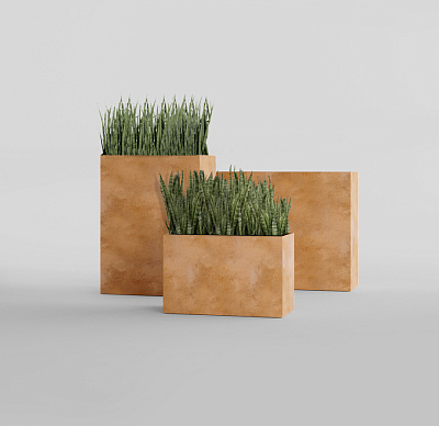 Кашпо CONCRETIKA DIVIDER CLASSIC CLAY 80x30x50 заказать и купить по цене 36 330 руб ниже рынка от производителя с доставкой.