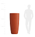 Кашпо CONCRETIKA CONUS TERRACOTTA D60H130 заказать и купить с доставкой из магазина производителя Конкретика по цене 79 830 руб.