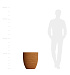 Кашпо CONCRETIKA VASE 3 EROSIA OCHRE D50H55 заказать и купить с доставкой из магазина производителя Конкретика по цене 22 950 руб.