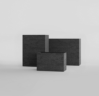 Кашпо CONCRETIKA DIVIDER EROSIA BLACK 60x30x50 заказать и купить по цене 28 060 руб ниже рынка от производителя с доставкой.