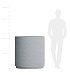 Кашпо CONCRETIKA CYLINDER XL EROSIA WHITE D100H105 заказать и купить с доставкой из магазина производителя Конкретика по цене 103 290 руб.