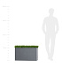 Кашпо CONCRETIKA DIVIDER GRAPHITE 80x30x50 заказать и купить с доставкой из магазина производителя Конкретика по цене 32 160 руб.