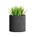 Кашпо CONCRETIKA CYLINDER EROSIA BLACK D20H20 заказать и купить с доставкой из магазина производителя Конкретика по цене 5 080 руб.