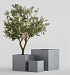 Кашпо CONCRETIKA CUBE GRAPHITE 70x70x70 заказать и купить с доставкой из магазина производителя Конкретика по цене 54 780 руб.