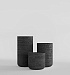 Кашпо CONCRETIKA TOPPER EROSIA BLACK D40H90 заказать и купить с доставкой из магазина производителя Конкретика по цене 30 600 руб.
