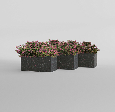 Кашпо CONCRETIKA BALCONY EGG BLACK 40x20x15 заказать и купить по цене 6 650 руб ниже рынка от производителя с доставкой.