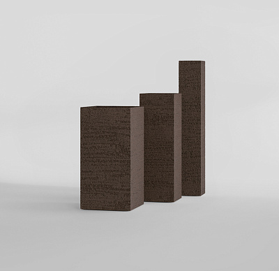 Кашпо CONCRETIKA COLONNA EROSIA BROWN 40x40x80 заказать и купить по цене 25 880 руб ниже рынка от производителя с доставкой.