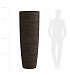 Кашпо CONCRETIKA CONUS EROSIA BROWN D60H170 заказать и купить с доставкой из магазина производителя Конкретика по цене 153 010 руб.