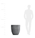 Кашпо CONCRETIKA VASE 3 SMOKEY BLUE D60H65 заказать и купить с доставкой из магазина производителя Конкретика по цене 40 880 руб.