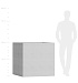Кашпо CONCRETIKA CUBE EGG WHITE 100x100x100 заказать и купить с доставкой из магазина производителя Конкретика по цене 113 100 руб.