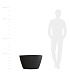 Кашпо CONCRETIKA BOWL EGG BLACK D80H45 заказать и купить с доставкой из магазина производителя Конкретика по цене 28 830 руб.