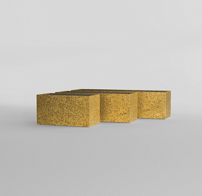 Кашпо CONCRETIKA BALCONY RICH GOLD 60x20x15 заказать и купить по цене 10 200 руб ниже рынка от производителя с доставкой.