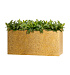 Кашпо CONCRETIKA DIVIDER RICH GOLD 100x40x50 заказать и купить с доставкой из магазина производителя Конкретика по цене 45 910 руб.