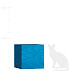 Кашпо CONCRETIKA CUBE COBALT BLUE 40x40x40 заказать и купить с доставкой из магазина производителя Конкретика по цене 16 450 руб.
