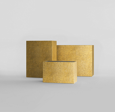 Кашпо CONCRETIKA DIVIDER RICH GOLD 80x30x50 заказать и купить по цене 36 980 руб ниже рынка от производителя с доставкой.