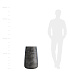 Кашпо CONCRETIKA CONE CONCRETE GREY DARK D36H75 заказать и купить с доставкой из магазина производителя Конкретика по цене 30 600 руб.