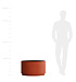 Кашпо CONCRETIKA CYLINDER XL TERRACOTTA D70H45 заказать и купить с доставкой из магазина производителя Конкретика по цене 31 050 руб.
