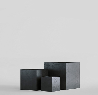 Кашпо CONCRETIKA CUBE ANTHRACITE 40x40x40 заказать и купить по цене 17 460 руб ниже рынка от производителя с доставкой.