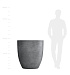 Кашпо CONCRETIKA VASE 3 SMOKEY BLUE D90H95 заказать и купить с доставкой из магазина производителя Конкретика по цене 93 410 руб.