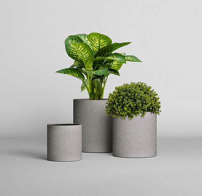 Кашпо CONCRETIKA TUBE S COOL GREY D30H30 заказать и купить по цене 6 125 руб ниже рынка от производителя с доставкой.