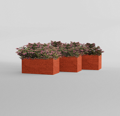 Кашпо CONCRETIKA BALCONY EROSIA CORAL 40x20x20 заказать и купить по цене 7 650 руб ниже рынка от производителя с доставкой.