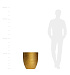 Кашпо CONCRETIKA VASE 3 RICH GOLD D50H55 заказать и купить с доставкой из магазина производителя Конкретика по цене 22 950 руб.