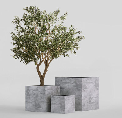 Кашпо CONCRETIKA CUBE CONCRETE GREY LIGHT 80x80x80 заказать и купить по цене 86 490 руб ниже рынка от производителя с доставкой.