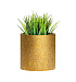 Кашпо CONCRETIKA CYLINDER RICH GOLD D20H20 заказать и купить с доставкой из магазина производителя Конкретика по цене 5 080 руб.