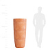 Кашпо CONCRETIKA CONUS RED CLAY D60H130 заказать и купить с доставкой из магазина производителя Конкретика по цене 90 210 руб.