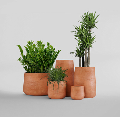 Кашпо CONCRETIKA CONE RED CLAY D38H41 заказать и купить по цене 16 280 руб ниже рынка от производителя с доставкой.