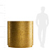 Кашпо CONCRETIKA CYLINDER XL RICH GOLD D120H120 заказать и купить с доставкой из магазина производителя Конкретика по цене 154 320 руб.