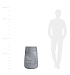 Кашпо CONCRETIKA CONE CONCRETE GREY LIGHT D36H75 заказать и купить с доставкой из магазина производителя Конкретика по цене 30 600 руб.