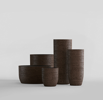 Кашпо CONCRETIKA YAR EROSIA BROWN D40H44 заказать и купить по цене 15 300 руб ниже рынка от производителя с доставкой.