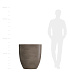 Кашпо CONCRETIKA VASE 3 SMOKEY GREY D75H82 заказать и купить с доставкой из магазина производителя Конкретика по цене 60 680 руб.
