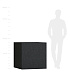 Кашпо CONCRETIKA CUBE EGG BLACK 90x90x90 заказать и купить с доставкой из магазина производителя Конкретика по цене 90 920 руб.