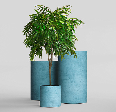 Кашпо CONCRETIKA CYLINDER BLUE SKY D20H20 заказать и купить по цене 5 220 руб ниже рынка от производителя с доставкой.