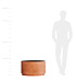 Кашпо CONCRETIKA CYLINDER XL RED CLAY D70H45 заказать и купить с доставкой из магазина производителя Конкретика по цене 35 090 руб.