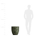 Кашпо CONCRETIKA VASE 3 CAYMAN GREEN D50H55 заказать и купить с доставкой из магазина производителя Конкретика по цене 22 950 руб.