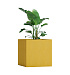 Кашпо CONCRETIKA CUBE GOLD 100x100x100 заказать и купить с доставкой из магазина производителя Конкретика по цене 130 070 руб.