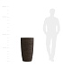 Кашпо CONCRETIKA CONUS EROSIA BROWN D50H90 заказать и купить с доставкой из магазина производителя Конкретика по цене 36 220 руб.