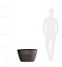 Кашпо CONCRETIKA BOWL TAUPE CONCRETE D80H45 заказать и купить с доставкой из магазина производителя Конкретика по цене 34 600 руб.