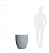 Кашпо CONCRETIKA VASE 3 EROSIA WHITE D60H65 заказать и купить с доставкой из магазина производителя Конкретика по цене 39 180 руб.