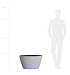 Кашпо CONCRETIKA BOWL EROSIA WHITE D80H45 заказать и купить с доставкой из магазина производителя Конкретика по цене 33 150 руб.