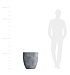Кашпо CONCRETIKA VASE 3 CONCRETE GREY LIGHT D50H55 заказать и купить с доставкой из магазина производителя Конкретика по цене 23 950 руб.