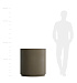 Кашпо CONCRETIKA CYLINDER XL OLIVE D80H85 заказать и купить с доставкой из магазина производителя Конкретика по цене 58 770 руб.