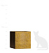 Кашпо CONCRETIKA CUBE RICH GOLD 40x40x40 заказать и купить с доставкой из магазина производителя Конкретика по цене 16 730 руб.